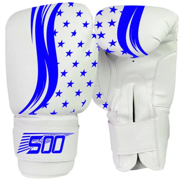 boxing gloves blue color