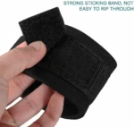 Slim Panda Ankle Strap for Cable Machine,Ankle Cuff for Kickbacks, Booty Hip Abductors,Glute Workouts, Leg Extensions, Curls for Men and Women, Adjustable with Double D-Rings